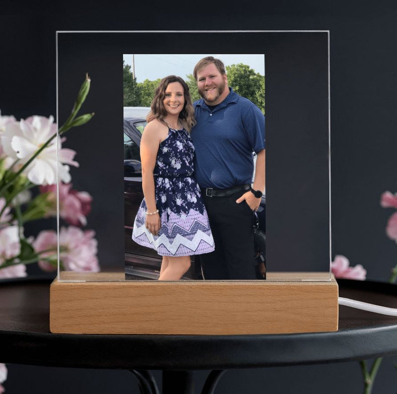 Personalized LED Acrylic Photo Plaque
