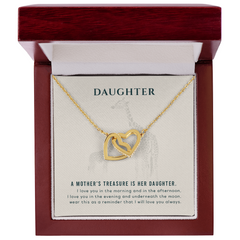 A Mothers Treasure- Interlocking Hearts necklace