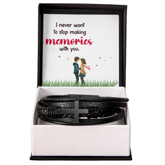Men's Cross Bracelet- Boyfriend