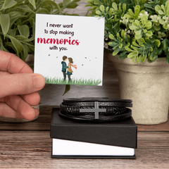 Men's Cross Bracelet- Boyfriend