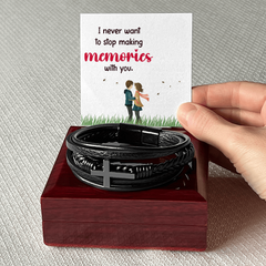 Men's Cross Bracelet- Boyfriend