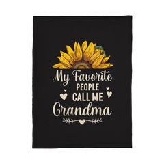 My Favorite People Call Me Grandma...Coral Fleece Blanket